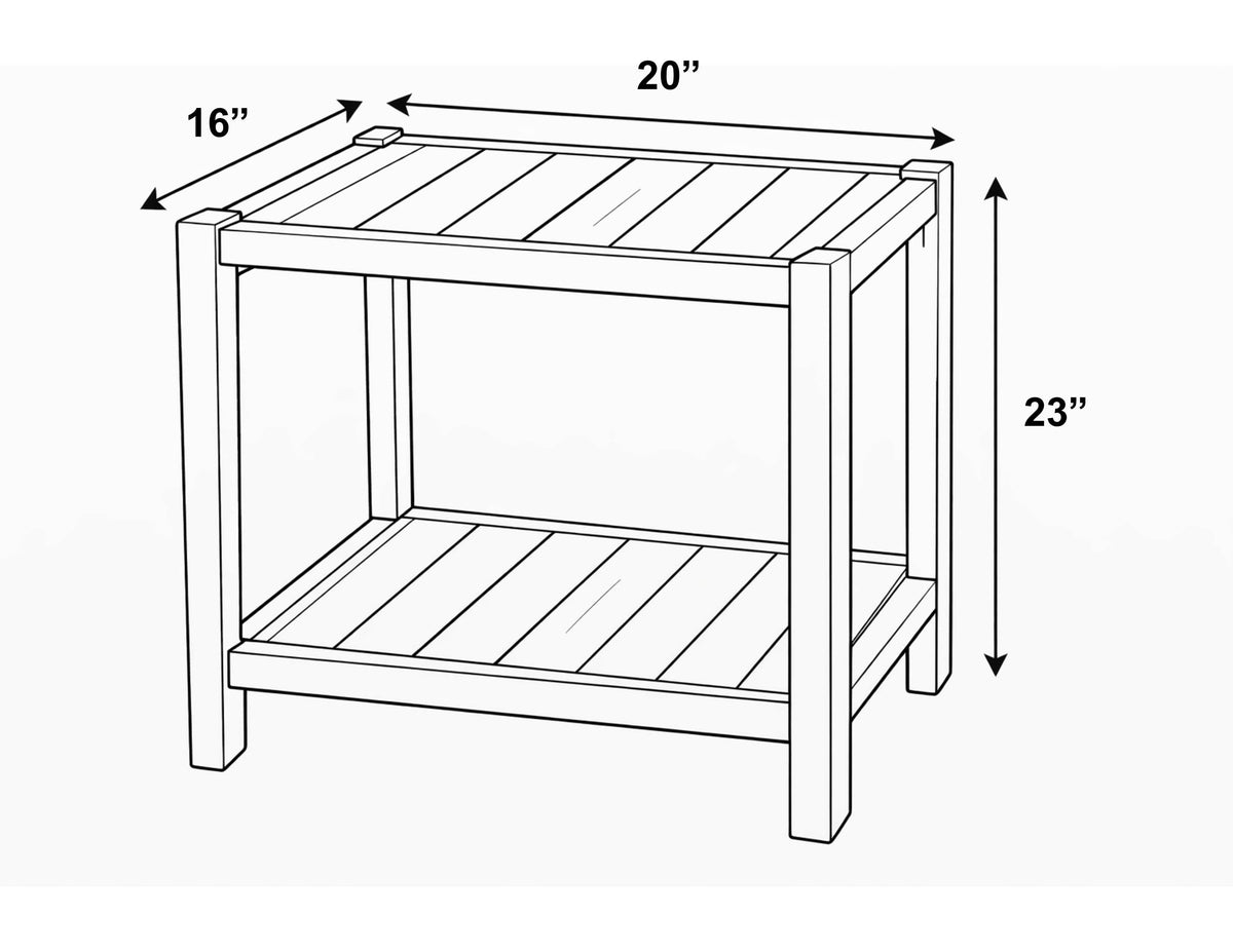 Mesa Bedside Table